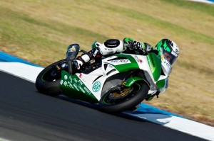Foret's  morning time of 1 minute 35.140 kept him on the top slot in World Supersport.