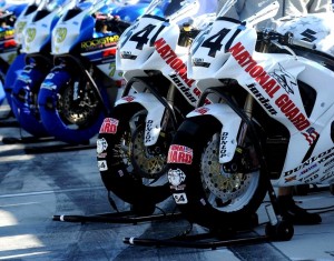 Chicken Hawk Racing Tire Warmers Are Used by the Yoshimura Suzuki and National Guard Suzuki Teams
