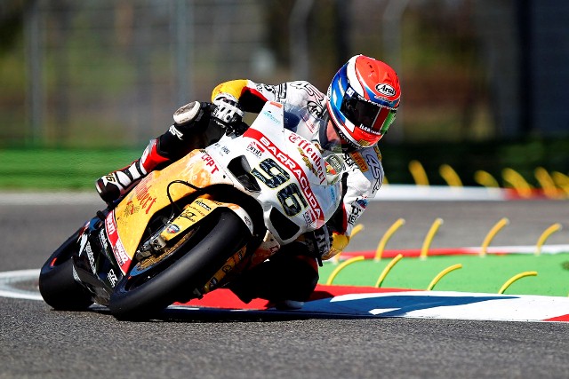 Smrz-Imola Friday quals Jakub Smrz (Liberty Racing Effenbert Ducati) took provisional pole position in the first qualifying session at Imola.