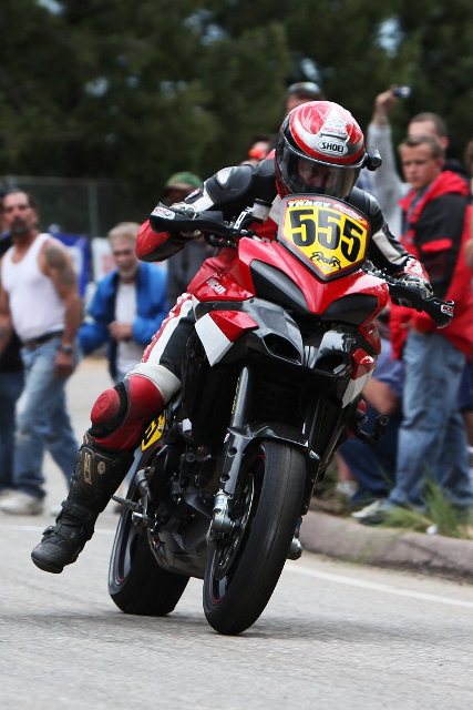 Tracy - Spider Grips The Peak was conceived, designed, tested and proven by the Pike's Peak International Hill Climb-winning Spider Grips Ducati Race Team, a squad so successful that Ducati sells a special, look-alike Multistrada S to honor this accomplishment.