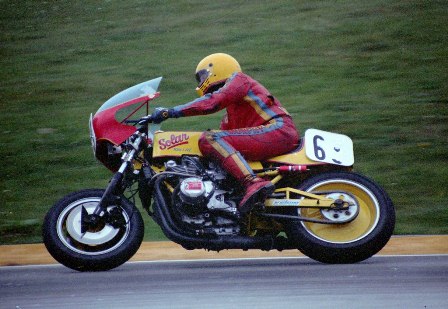 Wanker '84 Elkhart Wanker’s Mike Murphy at Road America in 1984 – a motorcycle that makes me think of the Mad Max movies.