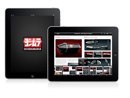 Yoshimura R&D of America and PixelMags are proud to announce the brand new Yoshimura Mobile App now available through Apple's iTunes Store! 