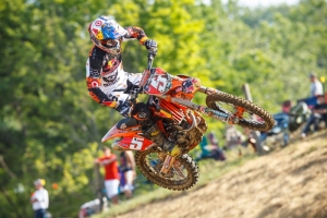 450 Class points leader Ryan Dungey is looking for his third straight victory this season. (Courtesy Simon Cudby)