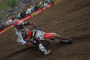 High Point pre3 Justin Barcia became the third different winner in the 250 Class for the 2012 season. (Courtesy Carl Stone)