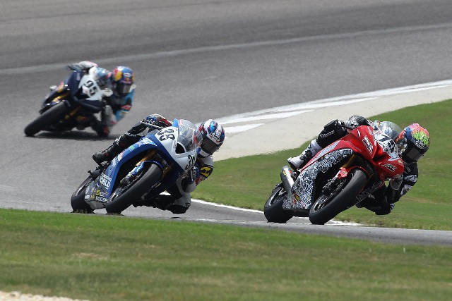LTDbamaSAT07-sm LTD Racing’s Huntley Nash finished 12th in the first of two AMA Pro Daytona SportBike races at Barber Motorsports Park this weekend. (Brian J. Nelson photo)