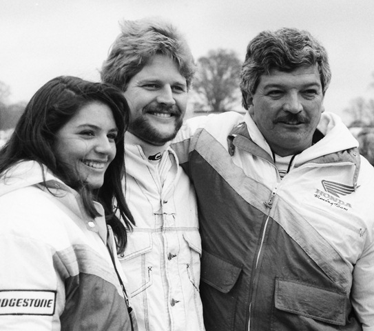 Merkel - Velasco Fred Merkel and his former mechanic Mike Velasco were reunited at the 1991 Transatlantic Match Races, where Merkel was on a break from World Superbike and spectating at the event. Velasco was turning wrenches for Freddie Spencer and Two Brothers Honda. (Larry Lawrence photo)