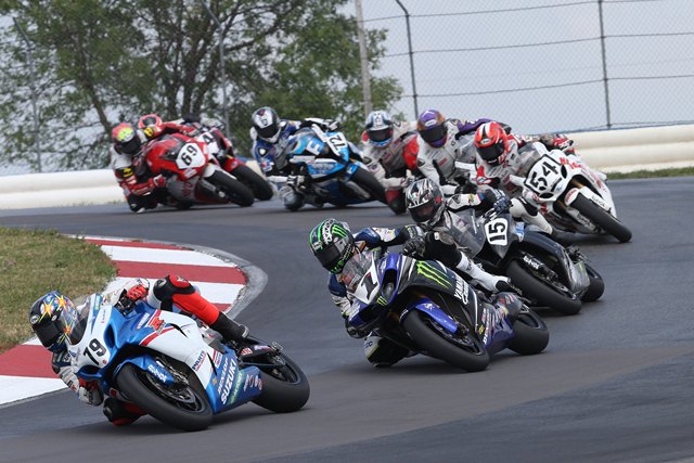The SuperBike racing scene will be heating up across the country as summer fades into fall, with five rounds of AMA Pro Road Racing competition scheduled from July through October. Tickets for all five events are on sale now, and based on the intense action seen so far in 2012, those in attendance are guaranteed to catch motorcycle road racing at its finest. (Brian J. Nelson photo)