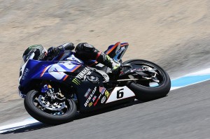 Beaubier - BJN Cameron Beaubier’s Daytona Sportbike race at Laguna should be a case study on how to make a pass on a stronger rider. (Brian J. Nelson photo)
