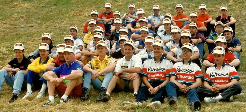 Dunlop’s American road racing roster in 1993 was an impressive bunch. (Alan Sessarego photo)