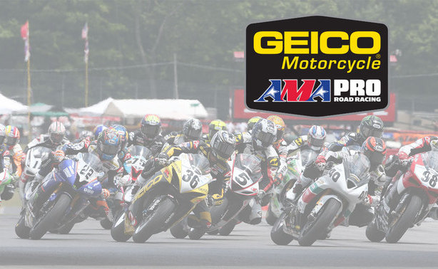 Officials from AMA Pro Racing and GEICO announced today a multi-year partnership, which names GEICO Motorcycle as the Official Motorcycle Insurance and Title Sponsor of America's premier motorcycle road racing championship, GEICO Motorcycle AMA Pro Road Racing. (Brian J. Nelson photo)