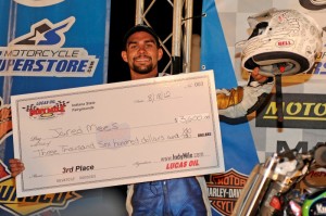 09_-82_I0818D3-028 Jared Mees finished third at Indy and still hold the lead int he series standings. (Dave Hoenig photo)