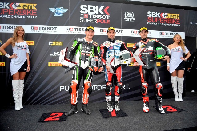 Carlos Checa (Althea Racing Ducati) obliterated the previous track best from practice at the all-new Moscow Raceway during Tissot-Superpole qualifying, in readiness for the eni FIM Superbike World Championship races on Sunday. 