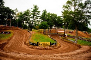 The "Sand Box" of Moto-X 338 in Southwick will host the world's best riders this weekend. (Courtesy Hoppenworld)  