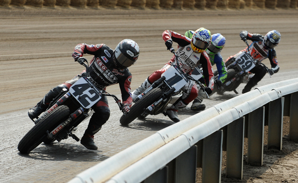 ama-pro-flat-track-finals-pomona-2012-title-sponsor Law Tigers, America's motorcycle attorneys, have been named presenting sponsor of this year's AMA Pro Flat Track Finals at Pomona Fairplex, Saturday October 13. The event will now be referred to as the AMA Pro Flat Track Finals Presented by Law Tigers. (Dave Hoenig photo)