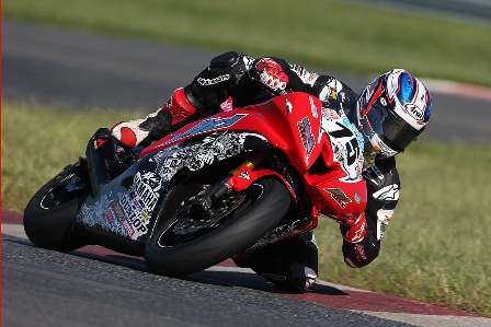 Huntley Nash crashed out of the Sunday race at New Jersey Motorsports Park after getting a good start in the contest. (Brian J. Nelson photo)