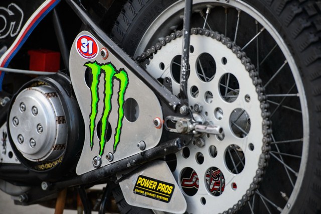 The iconic green claw of Monster Energy was a focal point throughout the facility, as the company’s title sponsorship of the annual event resulted in the biggest purse ever for the U.S. National Speedway Championship – $11,000. (Simon Cudby photo)