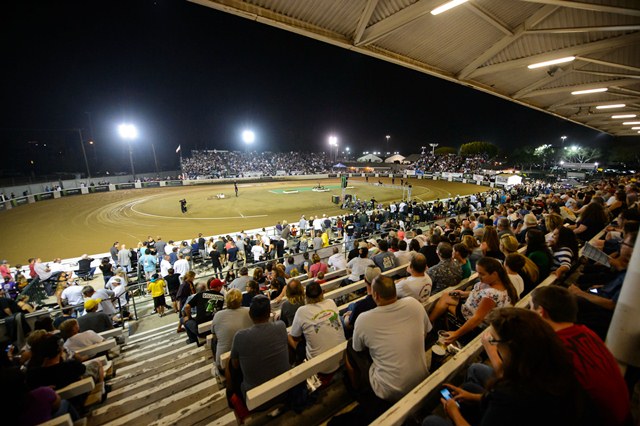 American Speedway racing hosted perhaps its biggest night in history on Saturday as the 44th Annual Monster Energy U.S. National Speedway Championship provided a captivating evening of competition in front of a packed house at Costa Mesa Speedway. (Simon Cudby photo)
