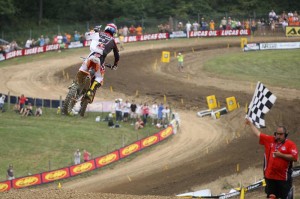 Dungey had to fight for his ninth straight victory. (Courtesy Steve Giberson) 
