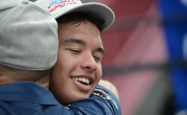 TomyPuerta Tomas Puerta earned third place in Saturday's AMA Pro SuperSport race at New Jersey Motorsports Park in what was the highlight of the weekend for the RoadRace Factory/Red Bull team.