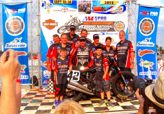 The Crosley Radio/Howerton Motorsports team at Springfieldlast month. (Photo by Mike 'Stu' Stuhler/Stu's Shots)