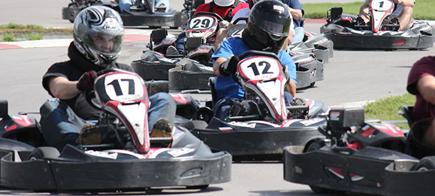M1-SuperKart-Challenge M1 PowerSports is thrilled to announce the M1 PowerSports SuperKart Challenge, set to kick off the Triumph Big Kahuna New Orleans presented by Dunlop Tire and LeoVince on NOLA Motorsports Park's world-class karting facility. This Thursday, October 4 at 3:00 p.m., the team-based race format will give a few lucky Big Kahuna fans, local armed forces members and media the chance to team up with, and battle against, the GEICO Motorcycle AMA Pro Road Racing athletes.