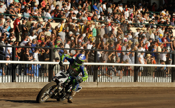 sammy-halbert-santa-rosa-mile-ama-pro-harley-davidson-insurance-2012-recap Sammy Halbert won the Santa Rosa Mile in front of a packed house. (Dave Hoenig photo)