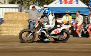 stephen-vanderkuur-ama-pro-motorcycle-superstore-pro-singles-recap-santa-rosa-mile Vanderkuur (Parkinson Brothers Racing / Performance Cycle & Dyno) was obviously the man to beat all day long as he set fast qualifying time, fast heat race win and pulled to over a nine second lead in the 12-lap Pro Singles Main. (Dave Hoenig photo)