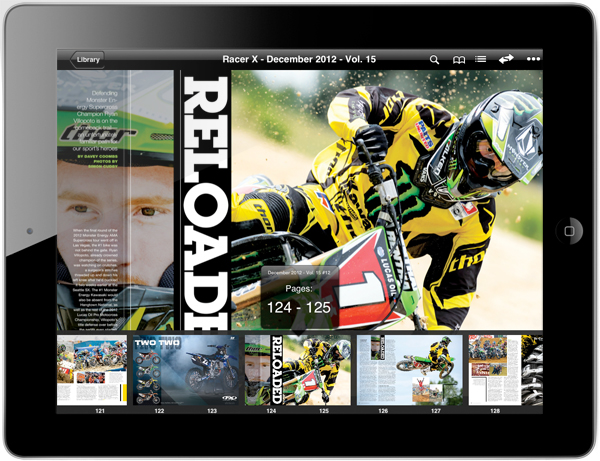 If you have an iPad, iPhone, or iPod Touch, there's now another great way to read Racer X.