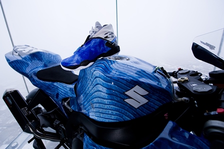 This year’s team livery is inspired by the Air Jordan XX8 shoe.