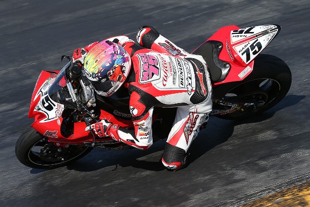 LTD Racing and Huntley Nash opened the 2013 AMA Pro season on Thursday at Daytona with an excellent day. (Brian J Nelson photo)