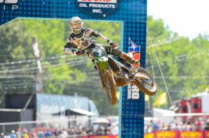 Blake Baggett secured his first overall victory of the season in the 250 Class (Courtesy: Simon Cudby)
