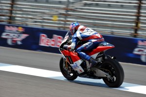 Two-time AMA Superbike runner-up Young, from Madison, Wis., will make his third wild-card appearance of the year on a 1000cc bike in the premier MotoGP category for California-based Attack Performance. (Larry Lawrence photo)