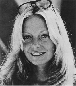 Lynn Griffis in 1976. Griffis was Miss Camel Pro Series from the mid-'70s to the early '80s. She did a lot to promote motorcycle racing.