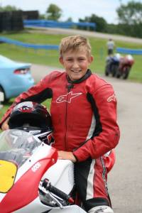 Nolan Lamkin is only 12,but already holds the hopes of Hoosier road racing fans of being the next star to come out of Indiana.
