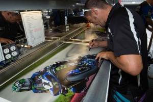 Three-time AMA Pro Racing SuperBike Champion Josh Hayes and Brian Nitto of 55 Productions have collaborated to create three very special items that are being auctioned off on right now on eBay to benefit the Wounded Warrior Project.