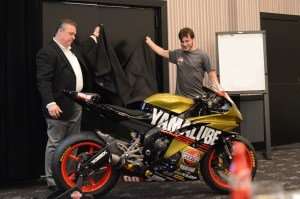 Yamalube and Dane Westby announced their ambitious 2014 racing plans on Monday in Atlanta, Georgia. Westby's new team, Yamalube/Westby Racing, will compete in the AMA Pro Daytona SportBike class. Westby will race on a Yamaha YZF-R6 in 2014.