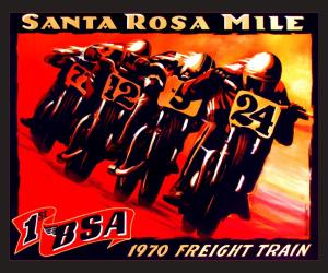 Motorcycle art enthusiasts will be in for an incredible opportunity when two original paintings and a series of outstanding prints by contemporary motorsports artist Robert Carter come up for bid at Bonham’s Motorcycle Auction, January 9th at Bally’s Las Vegas Hotel and Casino.