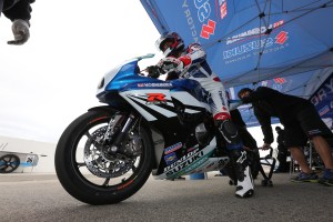 Professional motorcycle road racers return to the 2.3-mile road course at Auto Club Speedway April 26-27 for a Superbike Shootout event held in conjunction with Fastrack Riders and WERA Motorcycle Roadracing. Sanctioned by WERA, the weekend will feature Pro Superbike and Pro Sportbike races as well as a full schedule of amateur races.  (Brian J. Nelson photo)