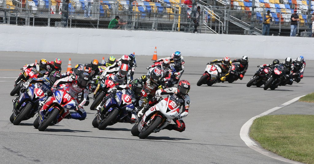 Danny Eslick's return to the AMA Pro GoPro Daytona SportBike class couldn't have been more spectacular. The native of Broken Arrow, OK, and a two-time series champ won pole and then outlasted the competition to take the 73rd Daytona 200. (Photo by AMA Pro Racing/Brian J. Nelson)