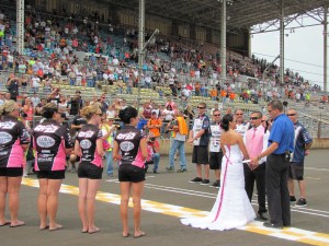 Jared and Nichole tied the knot at Springfield last Fall. (Larry Lawrence photo)