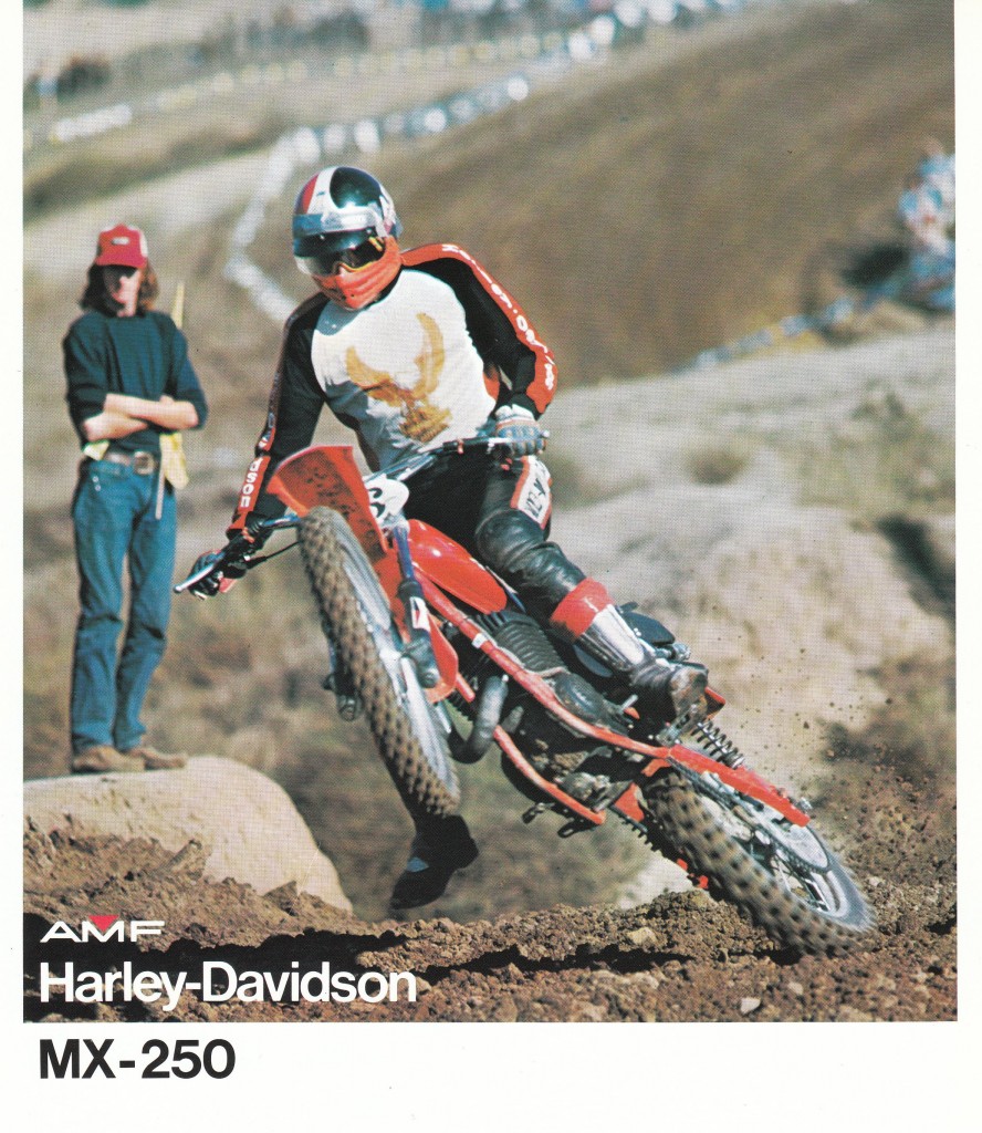 A brochure for the Harley-Davidson MX-250.