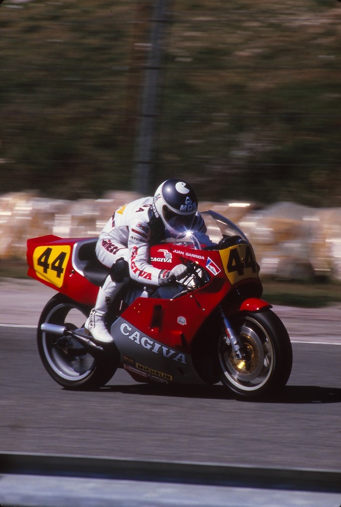 GP rider Juan Garriga burned the candle on both ends as they say. Garriga was racer who had a very racy life off the track as well to say the least. (Henny Ray Abrams photo)