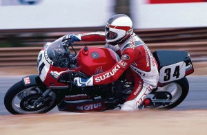 Kevin Schwantz helped launch Suuki GSX-R series in the US, during the 1986 AMA Superbike season. 