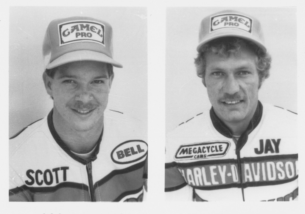 Jay Springsteen (right) will now face friend and fellow Michigan racing legend, nine-time national champ Scott Parker (left), in Clash of the Titans III, at this year’s Sacramento Mile on Saturday, May 21, 2016 at Cal Expo.