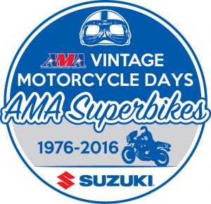 At VMD this year they'll be celebrating 40 Years of AMA Superbikes, presented by Suzuki Motor of America Inc.  