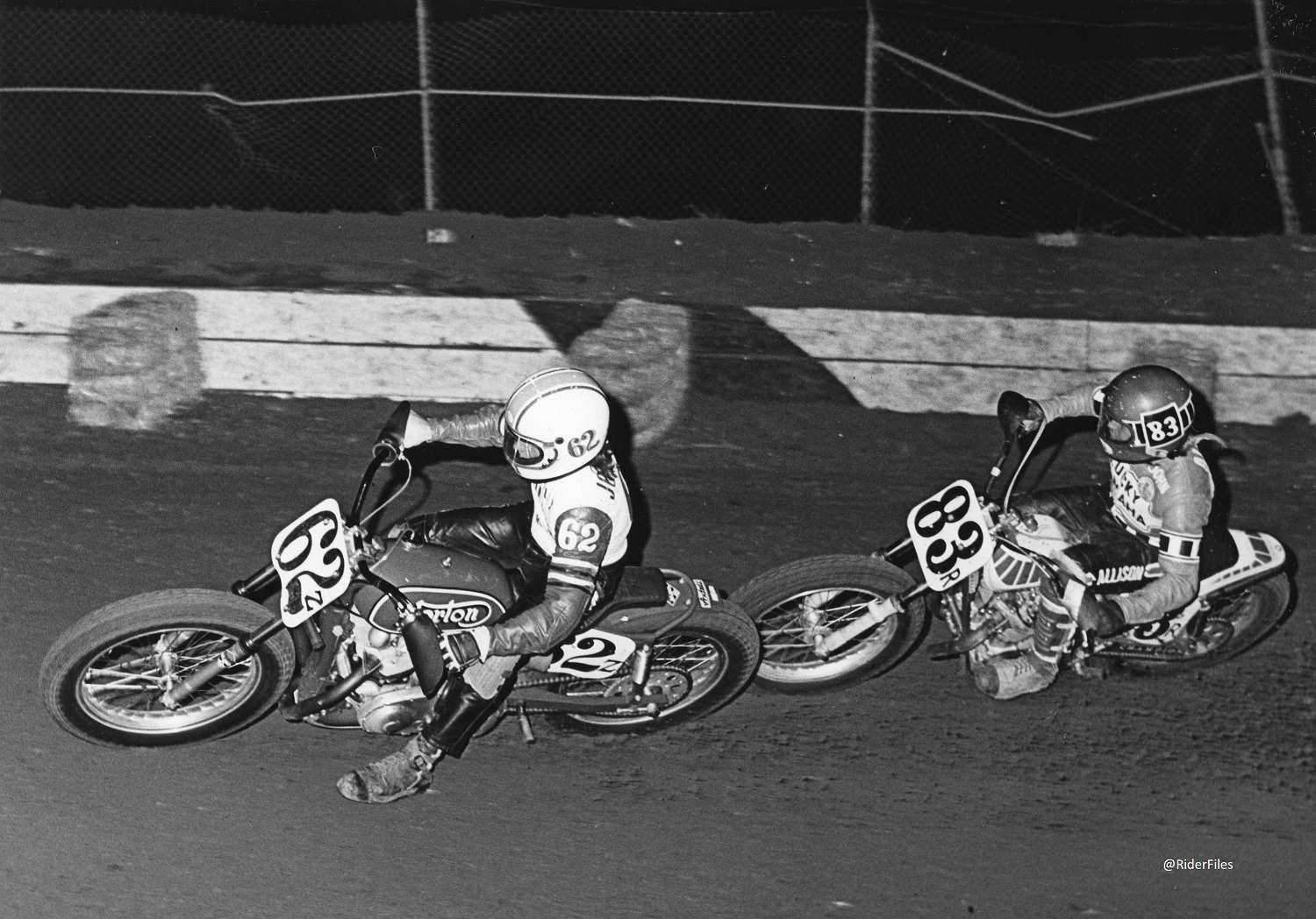 Alex Jorgensen Racing the Ron Wood Norton at Ascot Park (circa 1975 ...